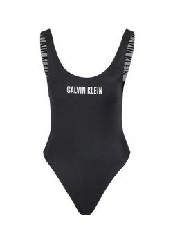 Dámske celé plavky Calvin Klein čierne