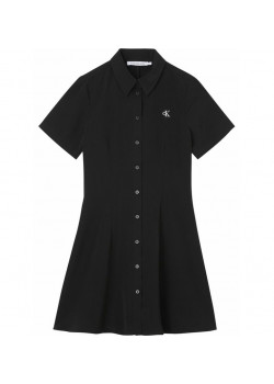 Čierne košeľové šaty Calvin Klein